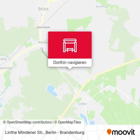 Linthe Mindener Str. Karte