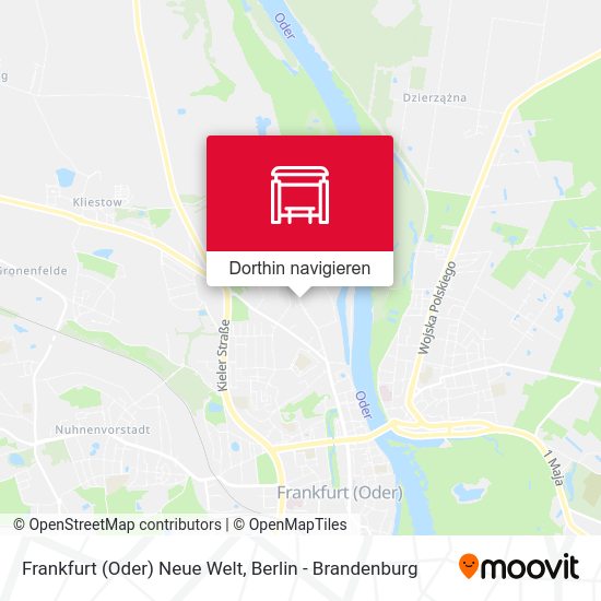 Frankfurt (Oder) Neue Welt Karte