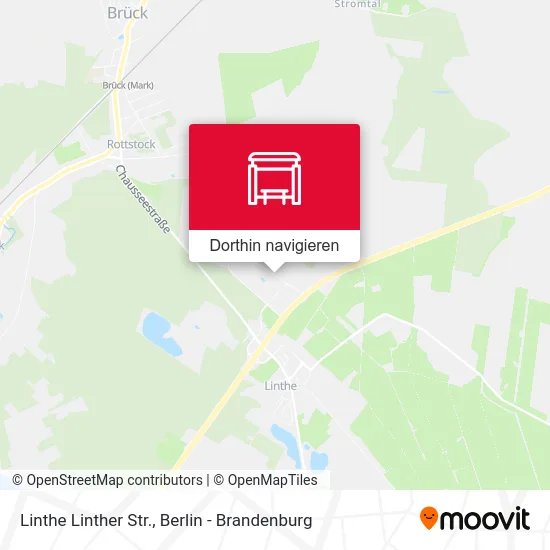 Linthe Linther Str. Karte