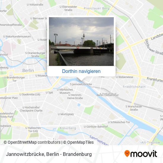 Jannowitzbrücke Karte