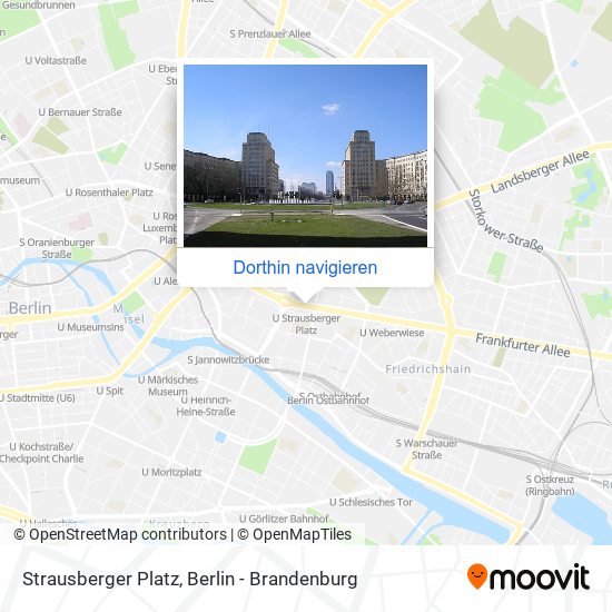 Strausberger Platz Karte