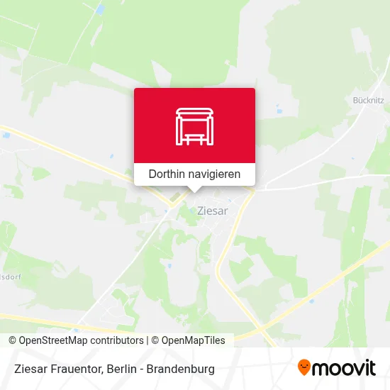 Ziesar Frauentor Karte