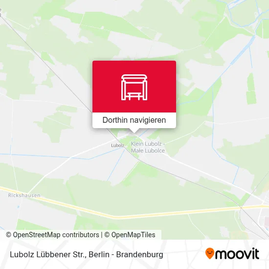 Lubolz Lübbener Str. Karte
