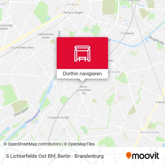 S Lichterfelde Ost Bhf Karte