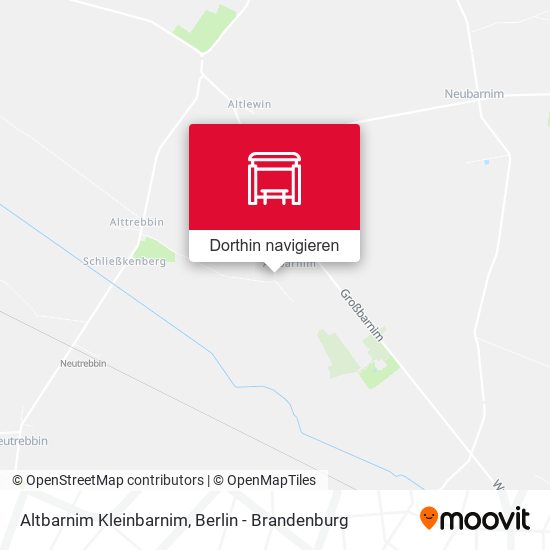 Altbarnim Kleinbarnim Karte