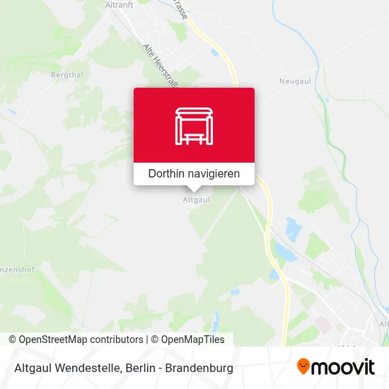 Altgaul Wendestelle Karte
