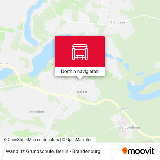 Wandlitz Grundschule Karte