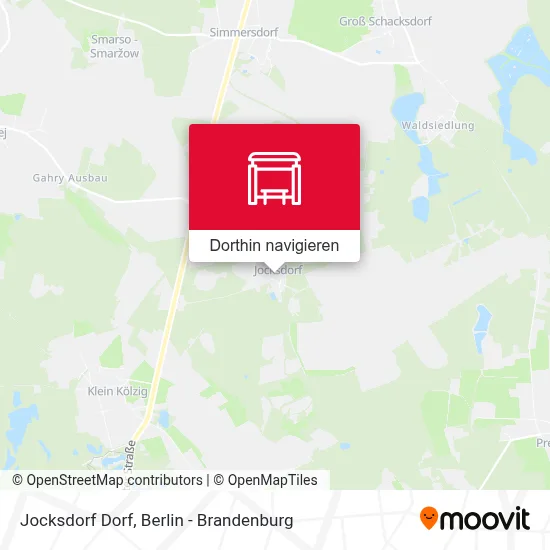 Jocksdorf Dorf Karte