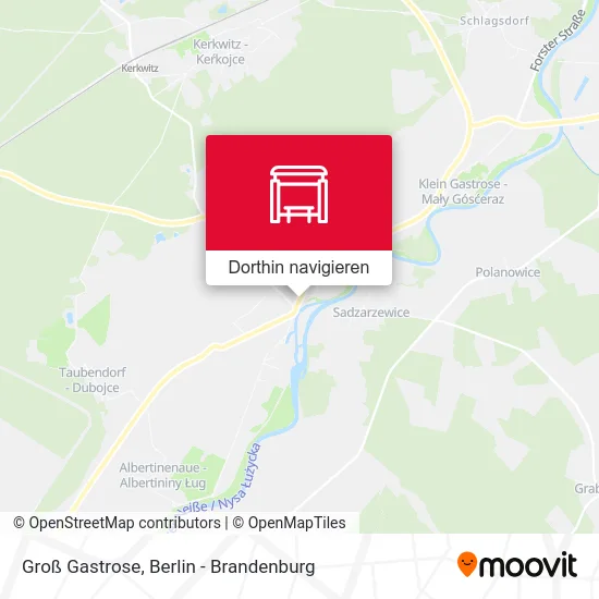 Groß Gastrose Karte