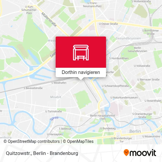 Quitzowstr. Karte