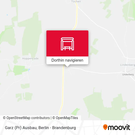 Garz (Pr) Ausbau Karte