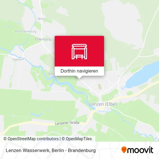 Lenzen Wasserwerk Karte