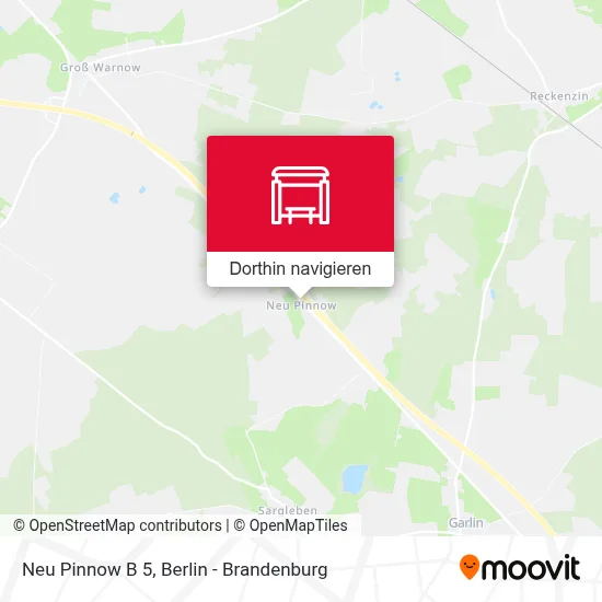 Neu Pinnow B 5 Karte