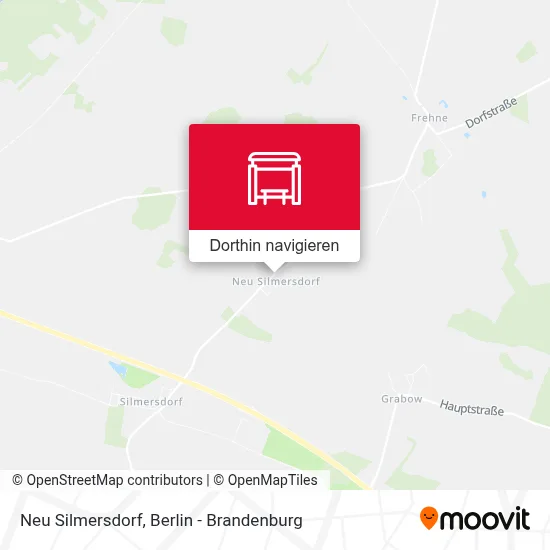 Neu Silmersdorf Karte