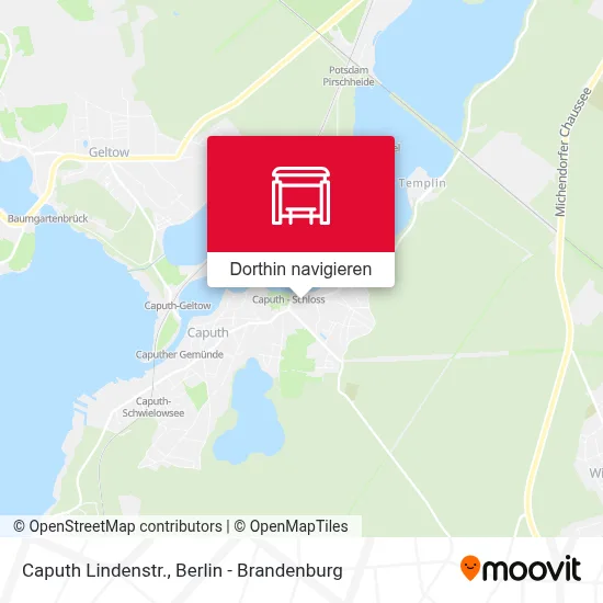 Caputh Lindenstr. Karte
