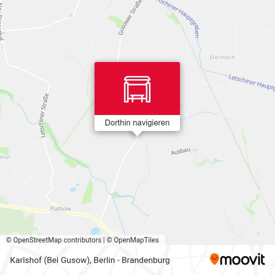 Karlshof (Bei Gusow) Karte