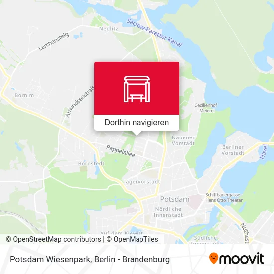 Potsdam Wiesenpark Karte