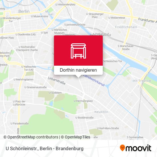 U Schönleinstr. Karte
