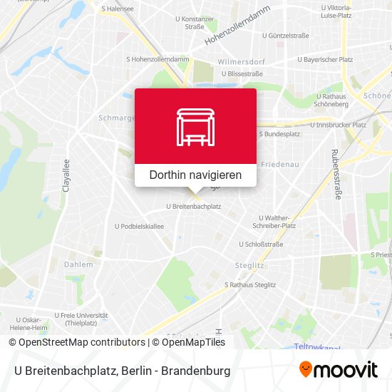 U Breitenbachplatz Karte