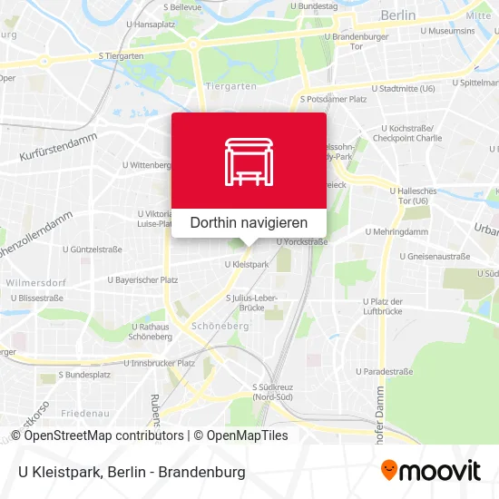 U Kleistpark Karte