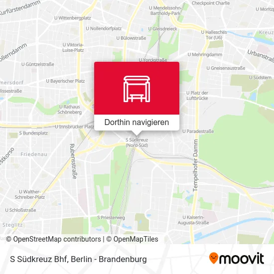 S Südkreuz Bhf Karte