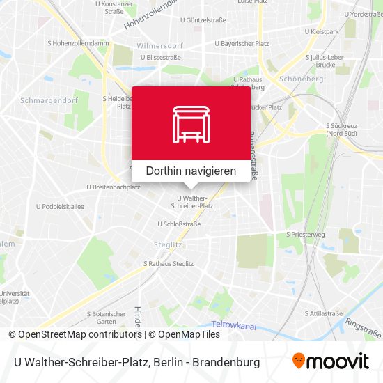 U Walther-Schreiber-Platz Karte