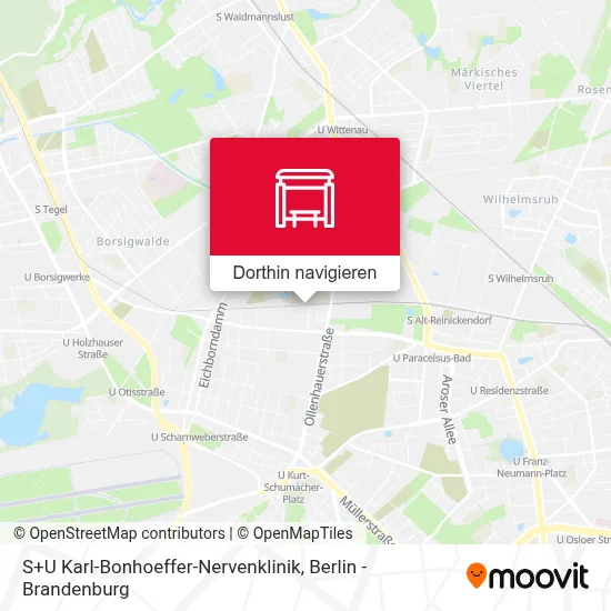 S+U Karl-Bonhoeffer-Nervenklinik Karte