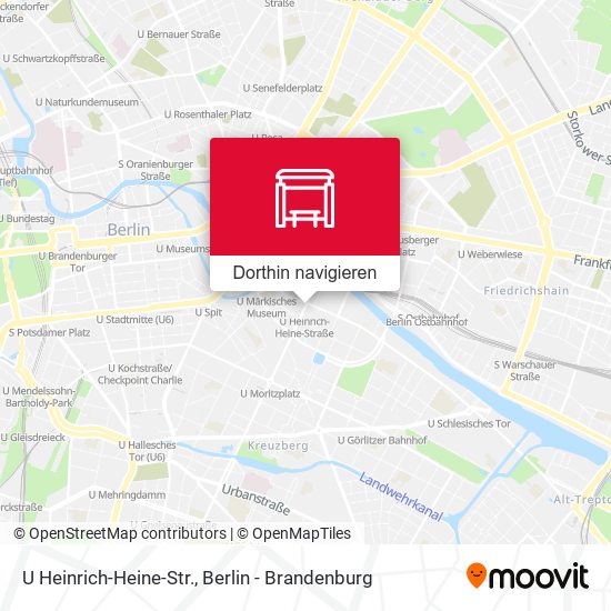 U Heinrich-Heine-Str. Karte