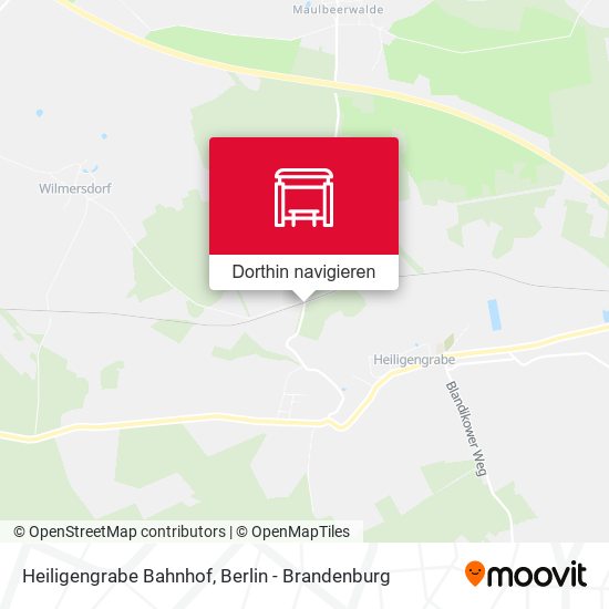 Heiligengrabe Bahnhof Karte