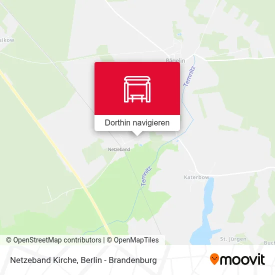 Netzeband Kirche Karte