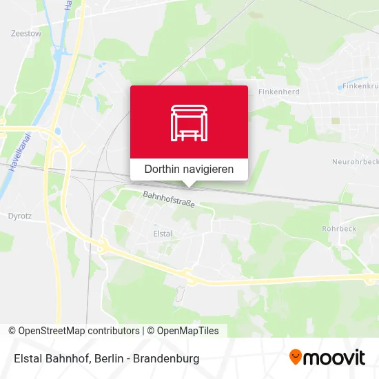Elstal Bahnhof Karte