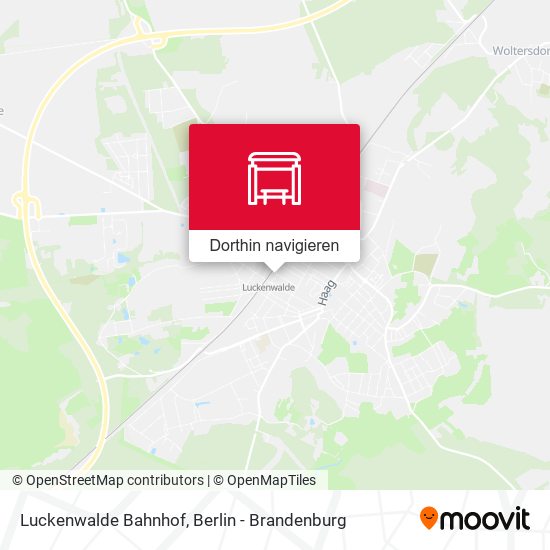 Luckenwalde Bahnhof Karte