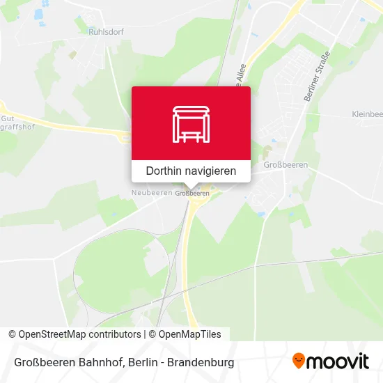 Großbeeren Bahnhof Karte