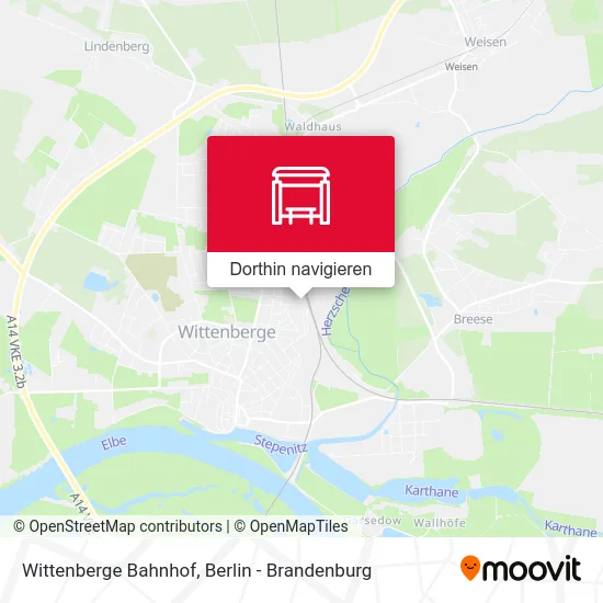 Wittenberge Bahnhof Karte