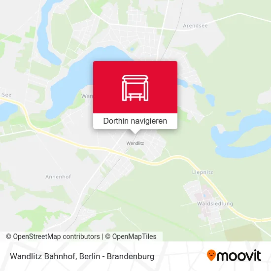 Wandlitz Bahnhof Karte