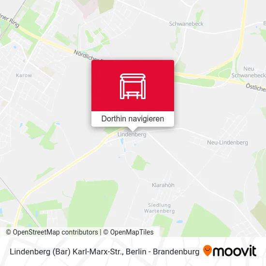 Lindenberg (Bar) Karl-Marx-Str. Karte