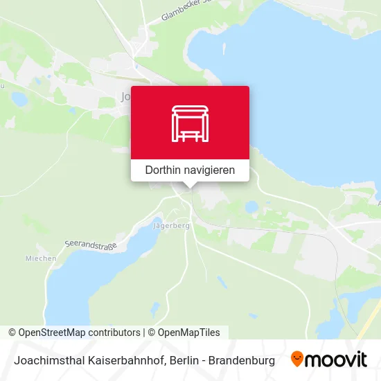 Joachimsthal Kaiserbahnhof Karte