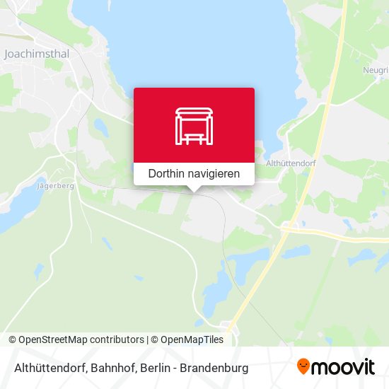 Althüttendorf, Bahnhof Karte