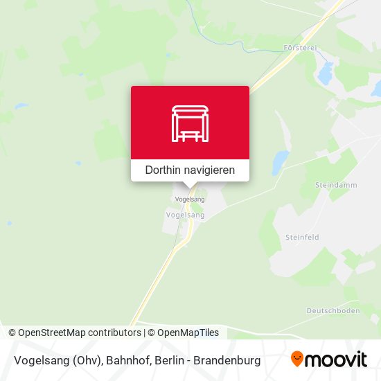 Vogelsang (Ohv), Bahnhof Karte