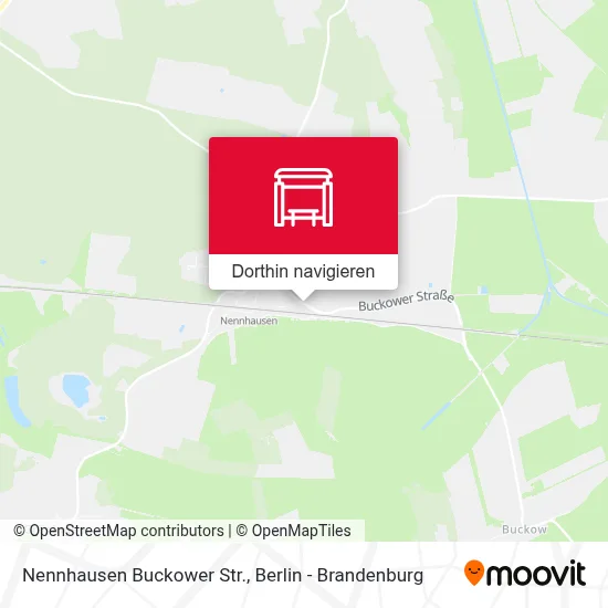 Nennhausen Buckower Str. Karte
