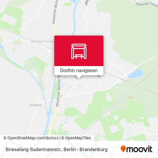 Brieselang Sudermannstr. Karte