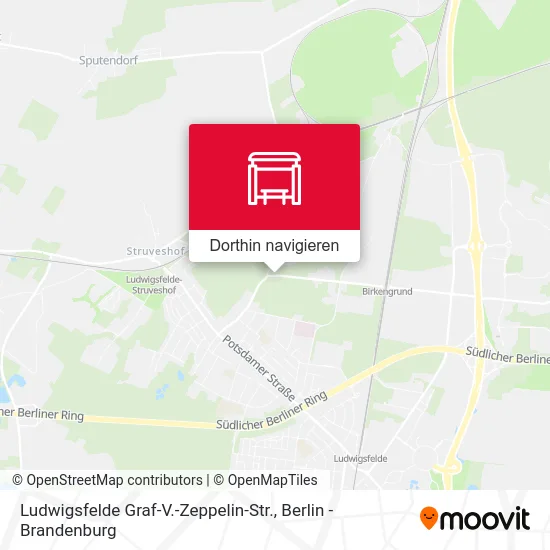 Ludwigsfelde Graf-V.-Zeppelin-Str. Karte