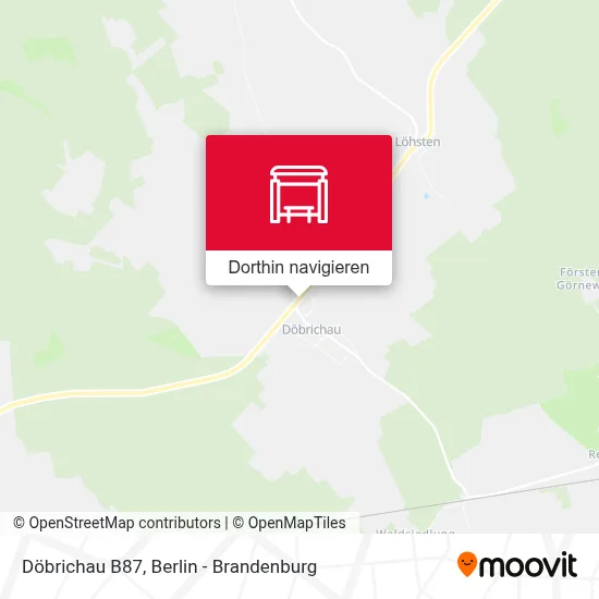 Döbrichau B87 Karte