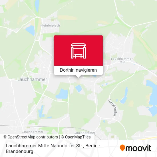 Lauchhammer Mitte Naundorfer Str. Karte