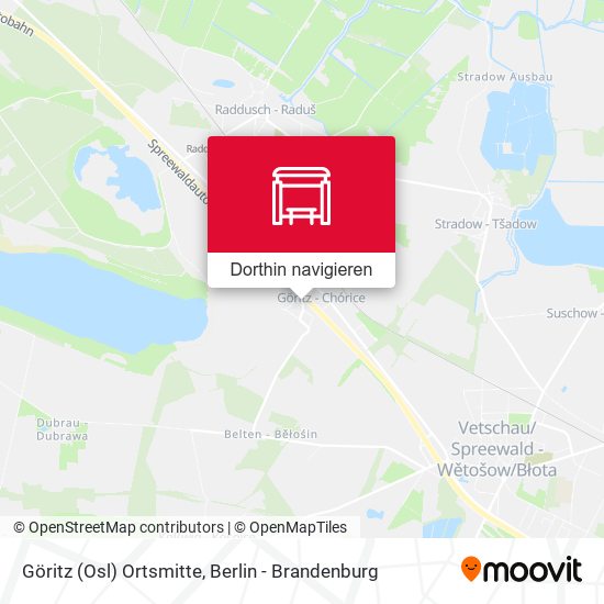 Göritz (Osl) Ortsmitte Karte