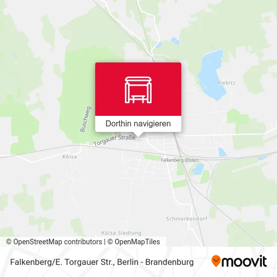 Falkenberg/E. Torgauer Str. Karte