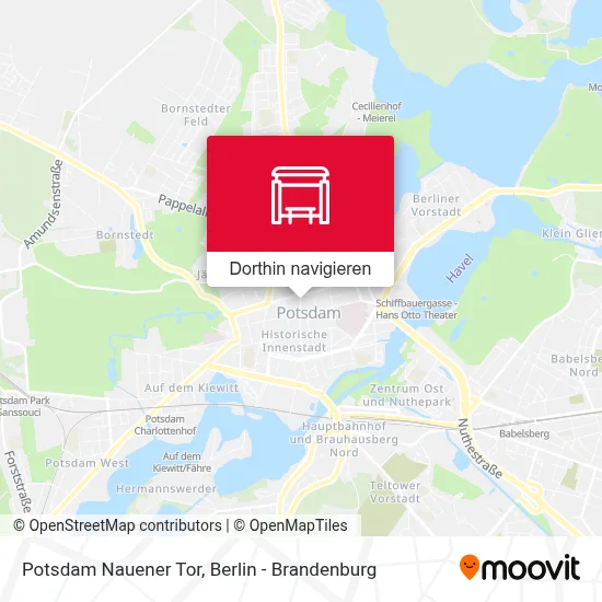Potsdam Nauener Tor Karte