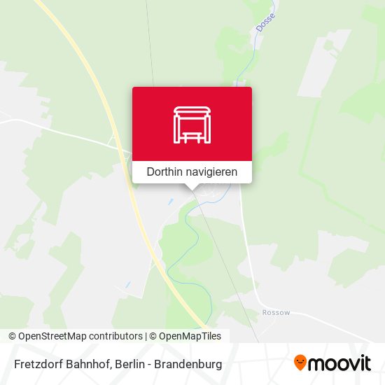Fretzdorf Bahnhof Karte