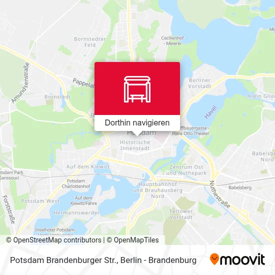 Potsdam Brandenburger Str. Karte