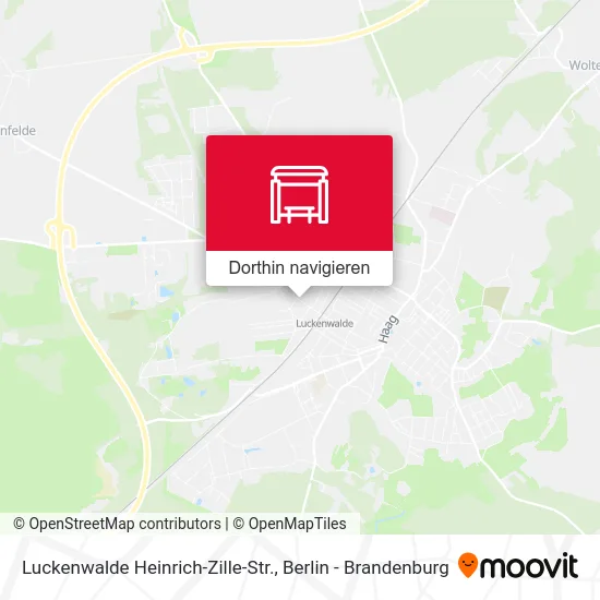 Luckenwalde Heinrich-Zille-Str. Karte